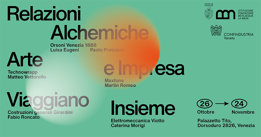 banner mostra "relazioni alchemiche"