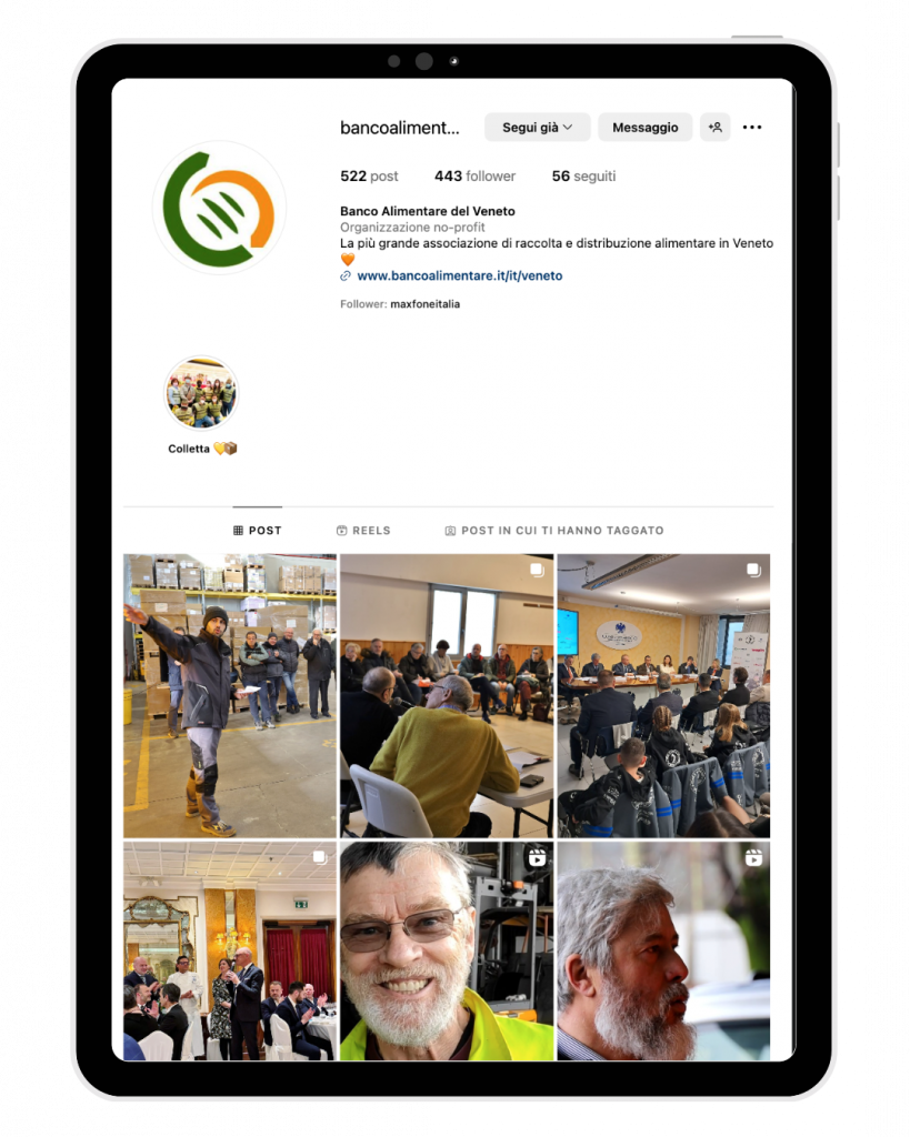 Instagram Banco Alimentare